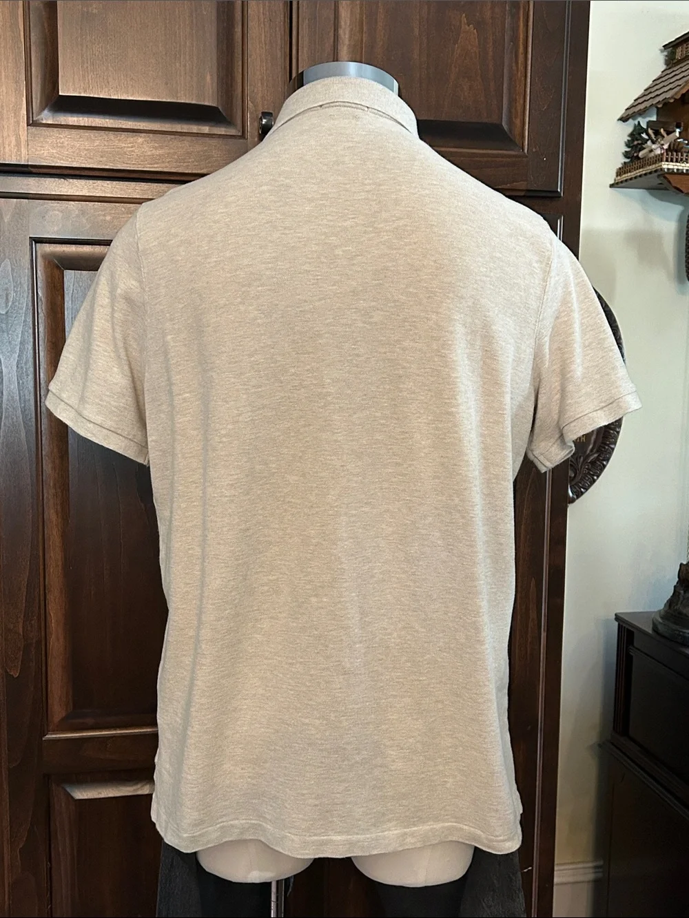Polo Ralph Lauren Sz XL Tan Collared Polo Shirt